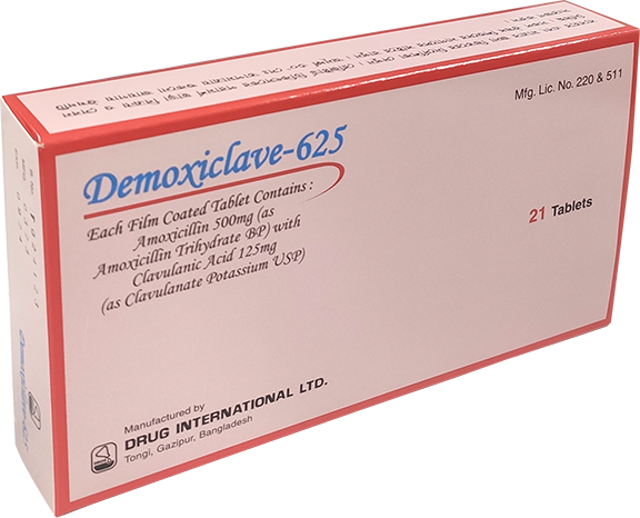 Tablet Demoxiclave 625 mg( 21pcs)